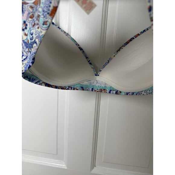 Victoria’s Secret The Angel Convertible Floral Swim Bra Top Size 34DD - Picture 6 of 10